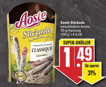 Edeka Aoste Stickado 70g Angebot