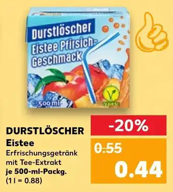 Kaufland Durstlöscher Eistee 500 ml Packg. Angebot