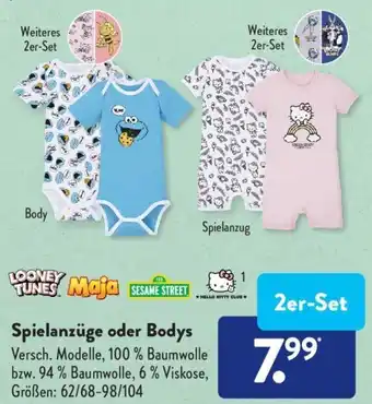 Aldi Süd Spielanzüge oder Bodys 2er Set Angebot