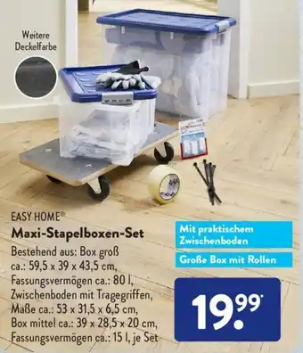 Aldi Süd Easy Home Maxi Stapelboxen Set Angebot