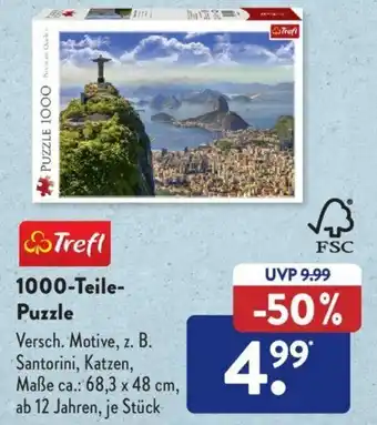 Aldi Süd Trefl 1000 Teile Puzzle Angebot