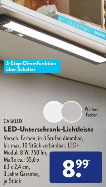 Aldi Süd Casalux LED Unterschrank Lichtleiste Angebot