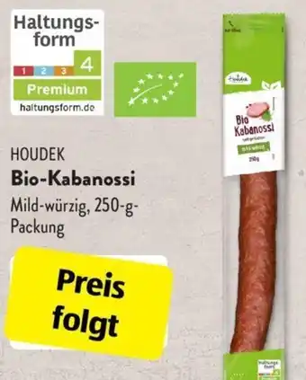 Aldi Süd Houdek Bio Kabanossi 250 g Packung Angebot