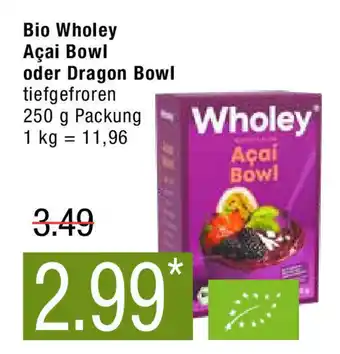 Marktkauf Bio Wholey Acai Bowl o. Dragon Bowl 250g Angebot