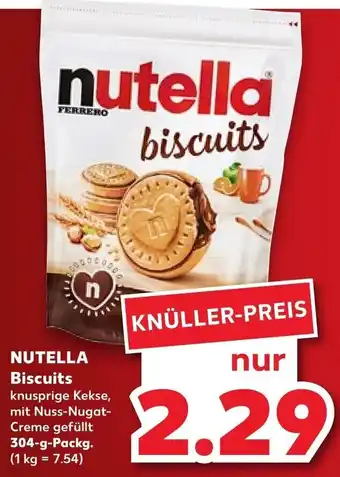 Kaufland Nutella Biscuits 304 g Packg. Angebot