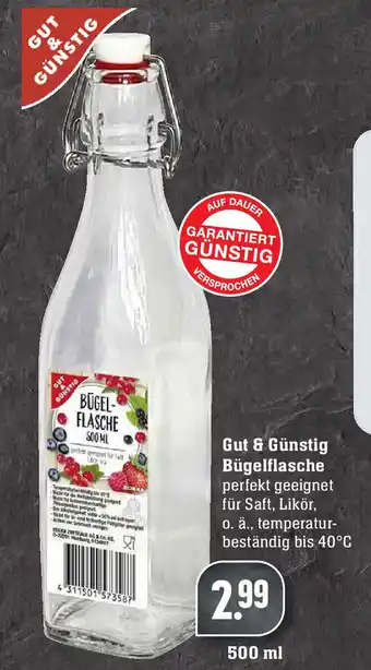 Edeka Gut & Günstig Bügelflasche 500ml Angebot