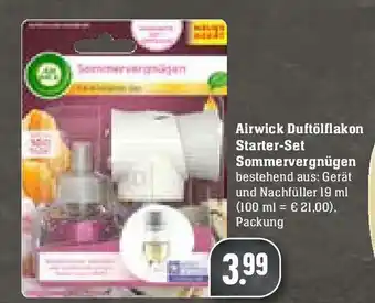 Edeka Airwick Duftölflakon Starter Set Sommervergnügen 19ml Angebot