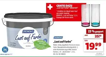 Hagebau Renovo ,,Lust auf Farbe" Angebot