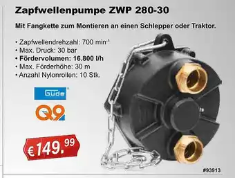 Stabilo Fachmarkt Zapfwellenpumpe zwp 280-30 Angebot