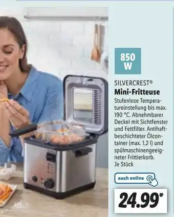 Lidl Silvercrest mini-fritteuse Angebot