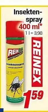 CENTERSHOP Insekten-spray reinex Angebot