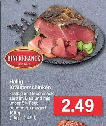 Famila Nord West Hallig kräuterschinken Angebot