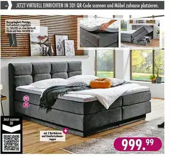 Möbel Boss Boxspringbett partage Angebot