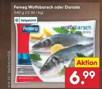 Netto Marken-Discount Femeg wolfsbarsch oder dorade Angebot