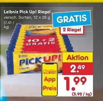 Netto Marken-Discount Leibniz pick up! riegel Angebot