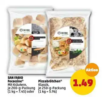 PENNY San fabio focaccine, pizzabrötchen Angebot