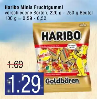 Marktkauf Haribo Minis Fruchtgummi 220 - 250g Angebot