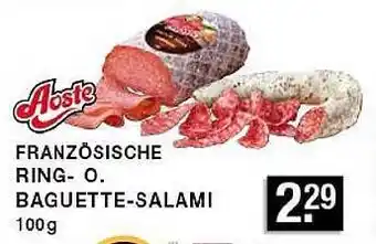 Edeka Zurheide Aoste französische ring- oder baguette-salami Angebot