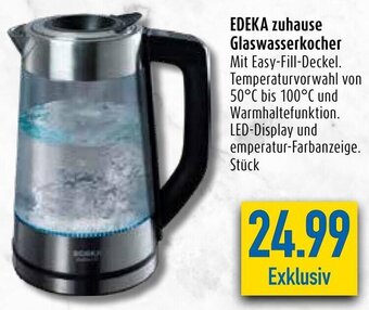 diska Edeka zuhause Glaswasserkocher Angebot