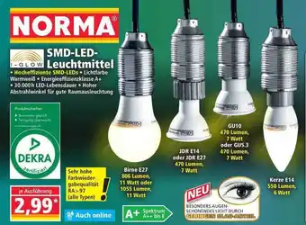 Norma SMD-LED-Leuchtmittel Angebot