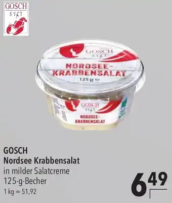 CITTI Markt Gosch Nordsee Krabbensalat 125 g Becher Angebot