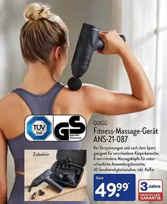 Aldi Nord Quigg fitness-massage-gerät ans-21-087 Angebot