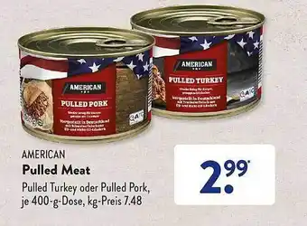 Aldi Süd American pulled meat Angebot