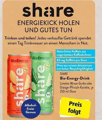 Aldi Süd Share bio-energy-drink Angebot