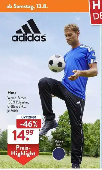 Aldi Süd Adidas hose Angebot