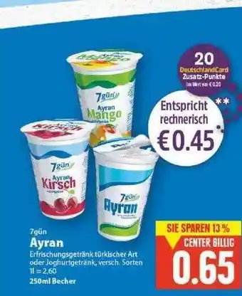 E-Center 7gün ayran Angebot