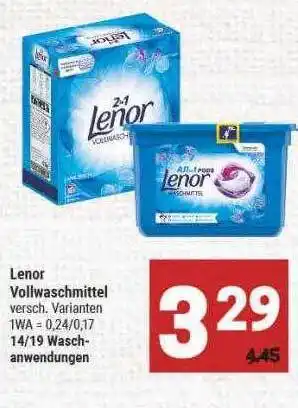 Marktkauf Lenor vollwaschmittel Angebot