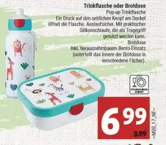 Marktkauf Trinkflasche oder brotdose Angebot