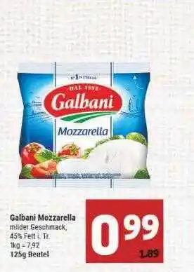 Marktkauf Galbani mozzarella Angebot