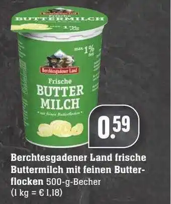 Scheck-in-Center Berchtesgadener land frische buttermilch mit feinen butterflocken Angebot