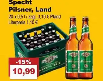 Bilgro Specht pilsner, land Angebot