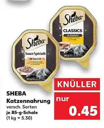 Kaufland Sheba katzennahrung Angebot