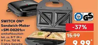 Kaufland Switch on sandwich-maker sm-d0201s Angebot