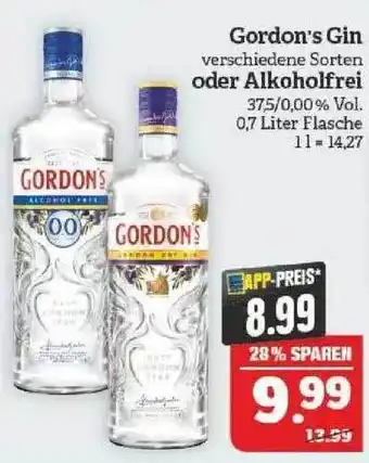 Marktkauf Gordon's gin oder alkoholfrei Angebot