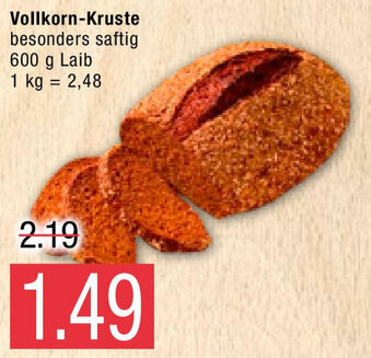 Marktkauf Vollkorn-Kruste 600g Laib Angebot