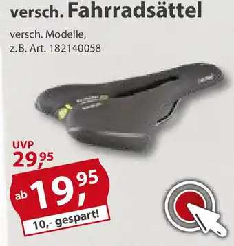 Sonderpreis Baumarkt versch. Fahrradsättel Angebot