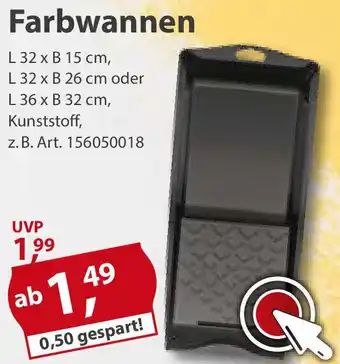 Sonderpreis Baumarkt Farbwannen Angebot