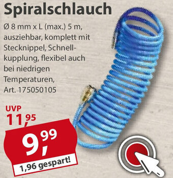 Sonderpreis Baumarkt Spiralschlauch Angebot