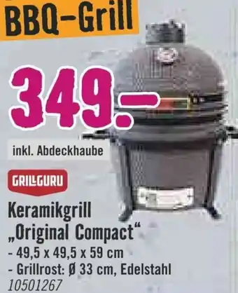 Hornbach Grillguru Keramikgrill ,,Original Compact" Angebot