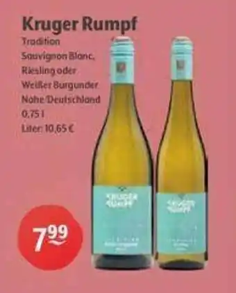 Getränke Hoffmann Kruger rumpf tradition sauvignon blanc riesling oder weißer burgunder nohe deutschland Angebot