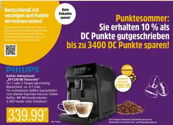 Marktkauf Philips Kaffeevollautomat Panarello | EP1220/00 Angebot