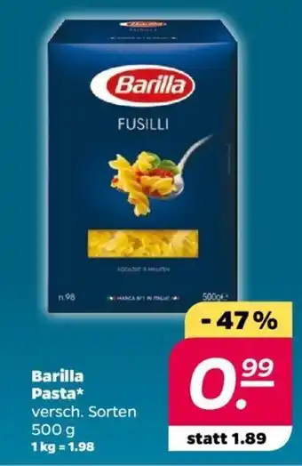 NETTO Barilla Pasta 500g Angebot