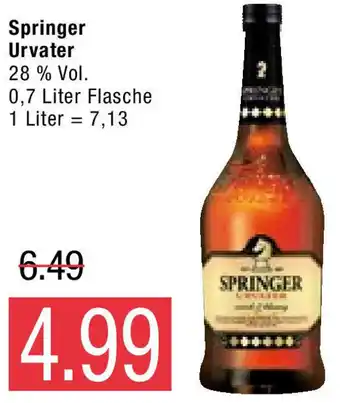 Marktkauf Springer Urvater 0,7L Angebot