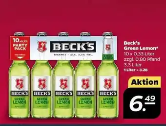 NETTO Beck's green lemon Angebot