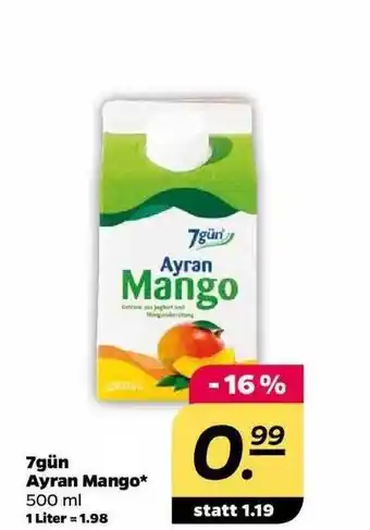 NETTO 7gün ayran mango Angebot