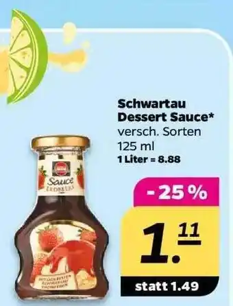 NETTO Schwartau dessert sauce Angebot